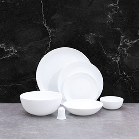 سرویس ارکوپال ۲۸ پارچه پارس اپال مدل گرد الگانس