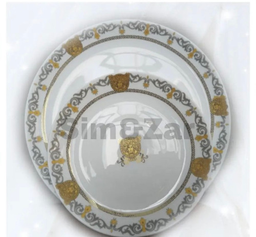 سرویس ارکوپال ۲۶ پارچه مدل ورساچه (طلا دار)