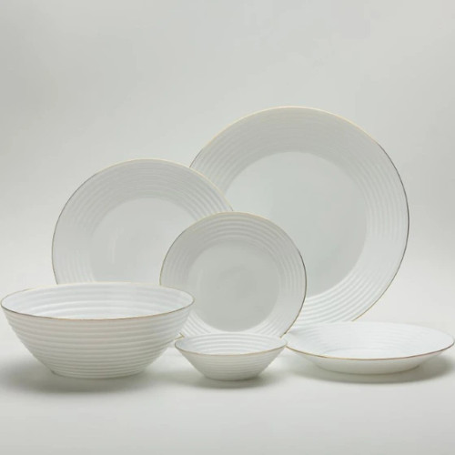 سرویس غذاخوری ۲۶ پارچ هارنا مدل لب طلایی