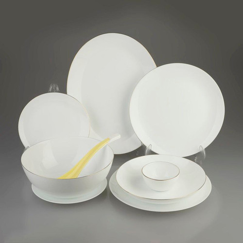 سرویس ارکوپال 26 پارچه گرد مدل لب طلا(اصلی )