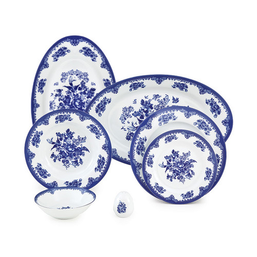 سرویس غذاخوری ۲۸ پارچه چینی زرین مدل فلورانس