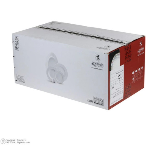 سرویس غذاخوری۲۸ پارچه چینی زرین ایران مدل گلستان