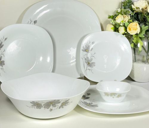 سرویس ارکوپال ۲۶ پارچه طرح ژالین طوسی مربع