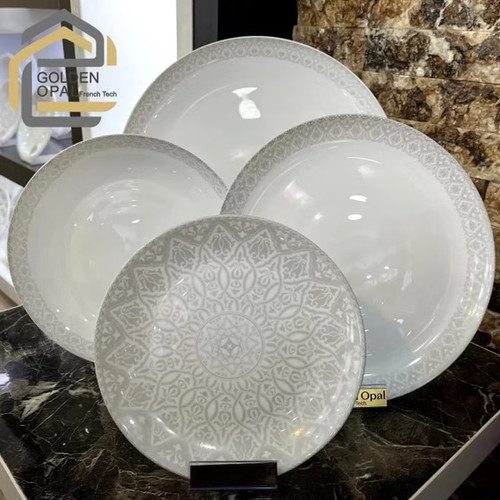 سرویس ارکوپال ۲۶ پارچه مدل اطلس طوسی